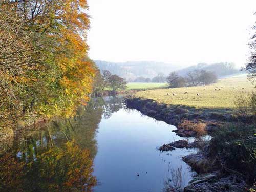attractive countryside on the Tarka line