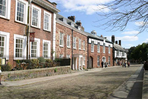 Exeter cathedral close